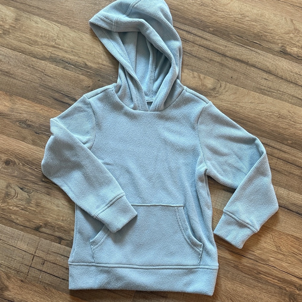 Children’s Place Waffle Knit Light Blue Hoodie